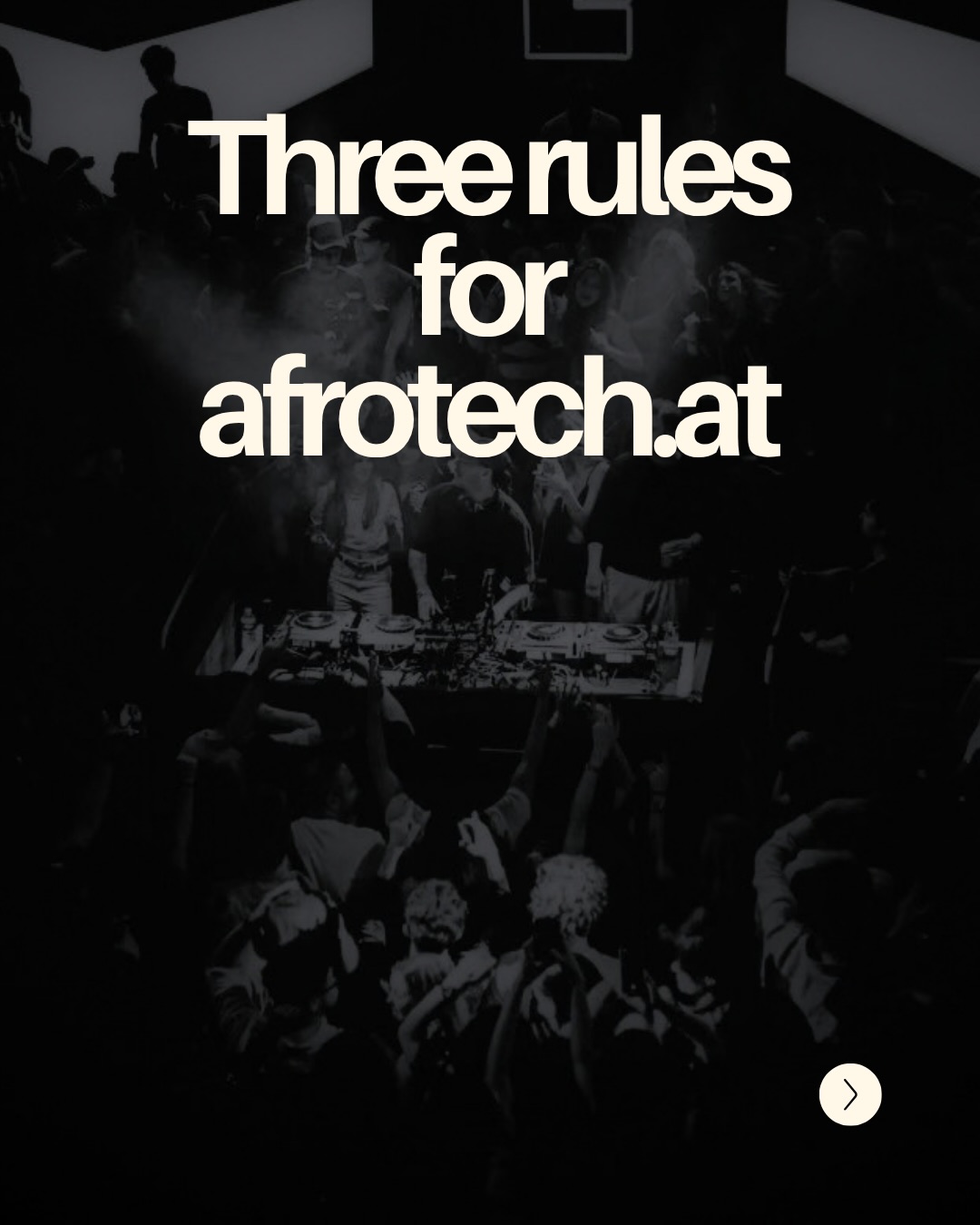 Three rules for afrotech.at